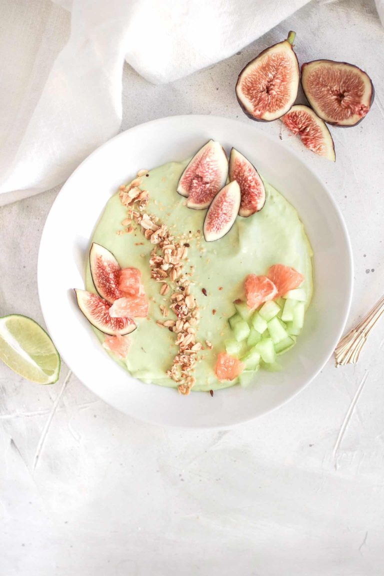 Fig Honeydew Custard
