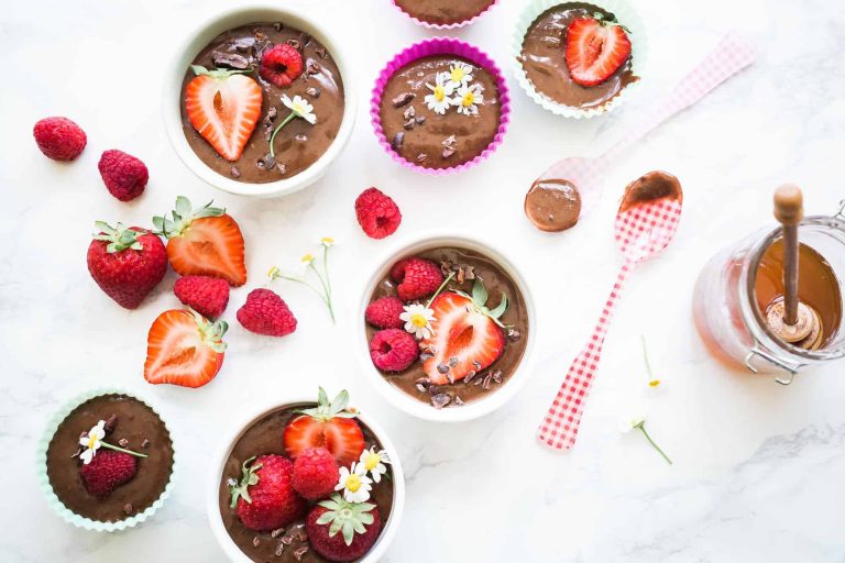 Chocolate Strawberry Pudding
