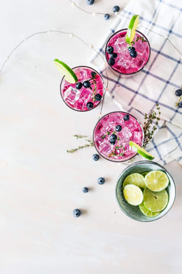 Blueberry Lime Spritzer